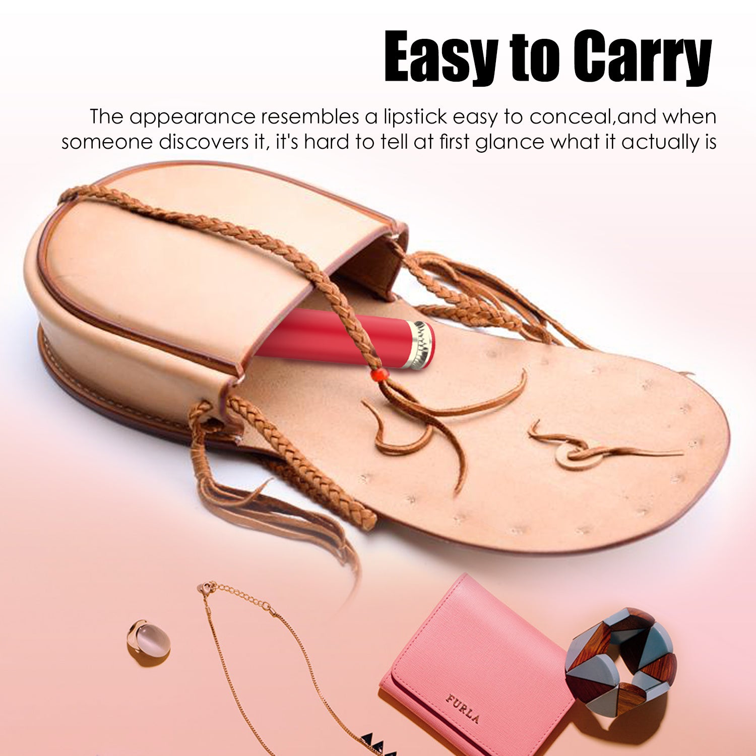 VELUXXA Premium Wireless Rechargeable Personal Wellness Device with 9 Vibration Modes