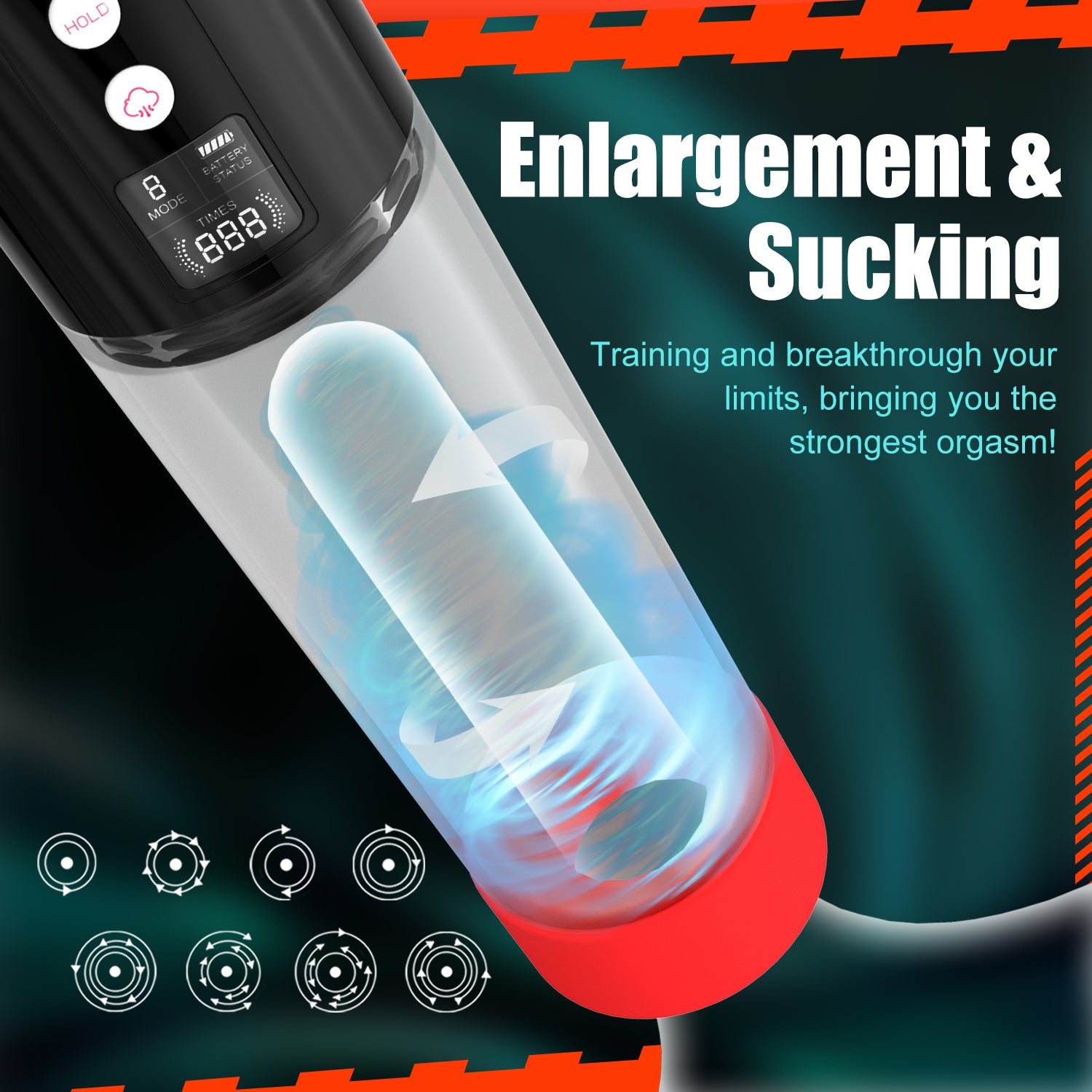 VELUXXA Smart Display Electric Vacuum Sensitivity Training Device