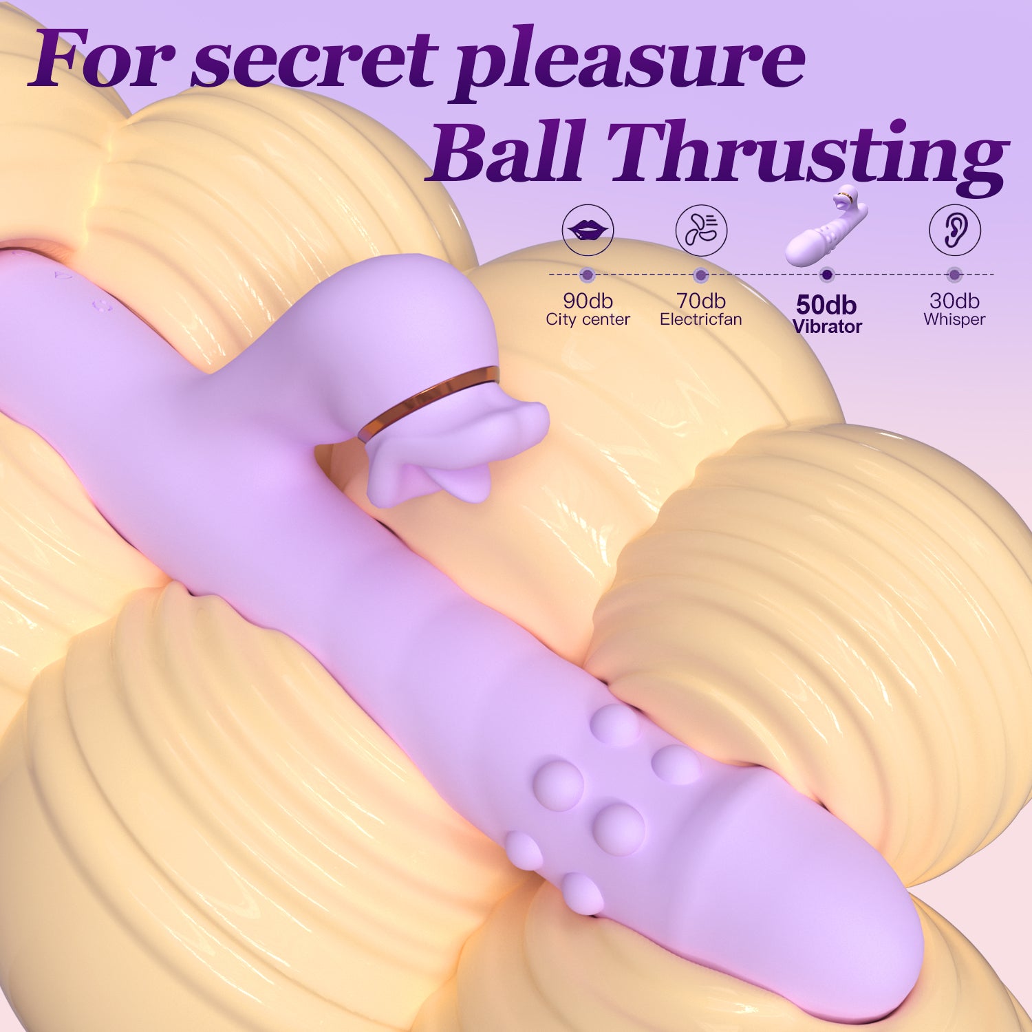 VELUXXA Secret Pleasure Ball Thrusting Device Vibrator